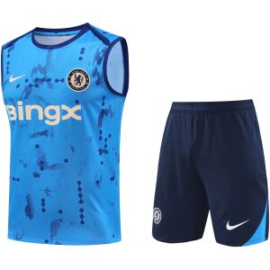Mens Chelsea Singlet Suit Blue Pattern 2024/25