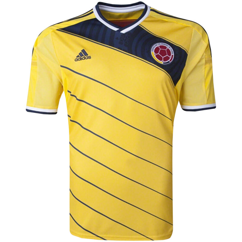 Mens Colombia Retro Home Jersey 2014