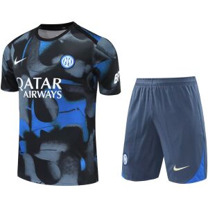 Mens Inter Milan Short Training Suit Grey 2024/25