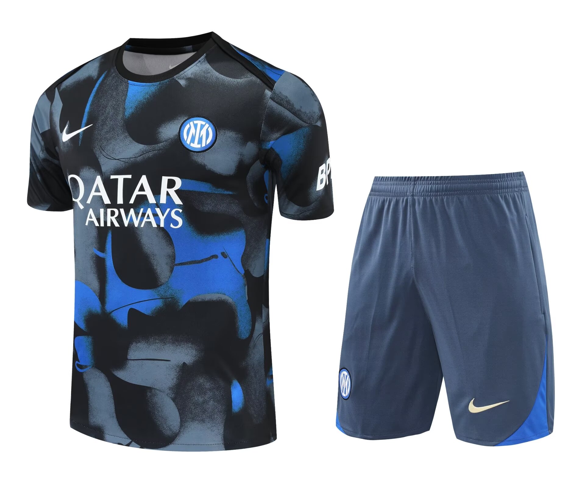 Mens Inter Milan Short Training Suit Grey 2024/25