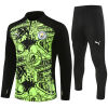Mens Manchester City Training Suit Green - Black 2024/25