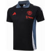Mens Manchester United Polo Shirt Black 2024/25