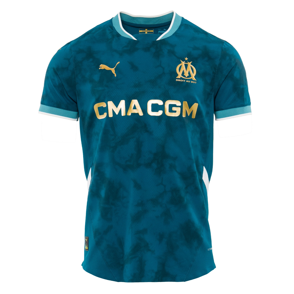 Mens Olympique Marseille Away Authentic Jersey 2024/25 – Match