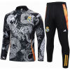 Herren Real Madrid Trainingsanzug Schwarz Dragon 2024/25