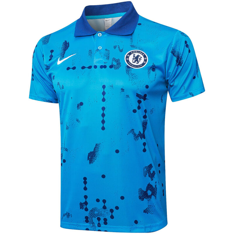 Mens Chelsea Polo Shirt Blue 2024/25