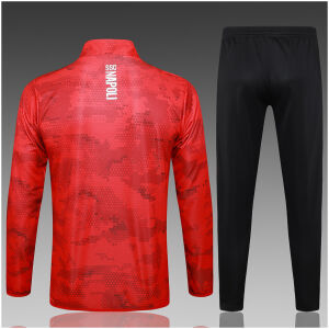 Kids Napoli Jacket + Pants Training Suit Red 2024/25