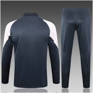 Kids Real Madrid Training Suit Grey 2024/25