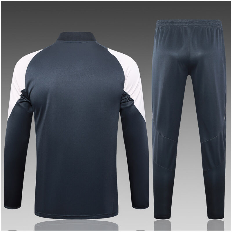 Kids Real Madrid Training Suit Grey 2024/25