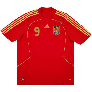 Mens Spain Retro Home Jersey 2008
