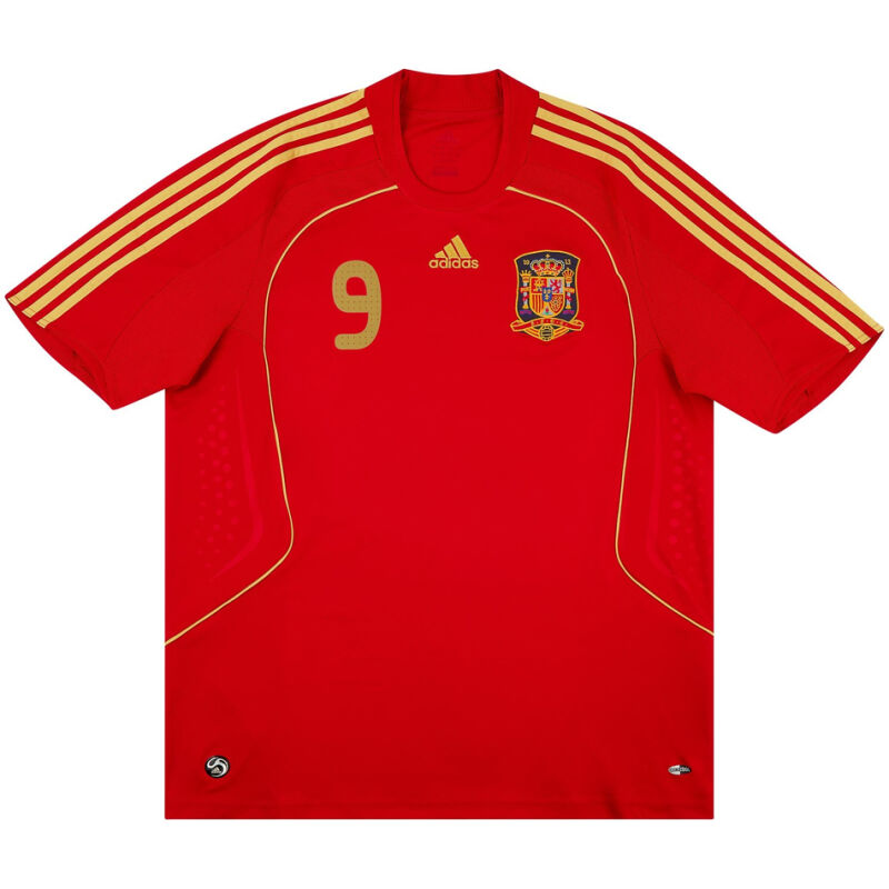 Mens Spain Retro Home Jersey 2008