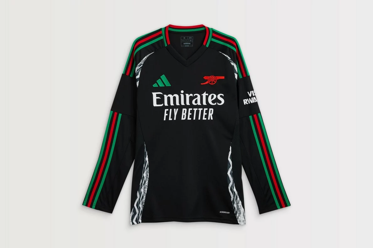 Arsenal Away Long Sleeved+shorts  Jersey 2024/25