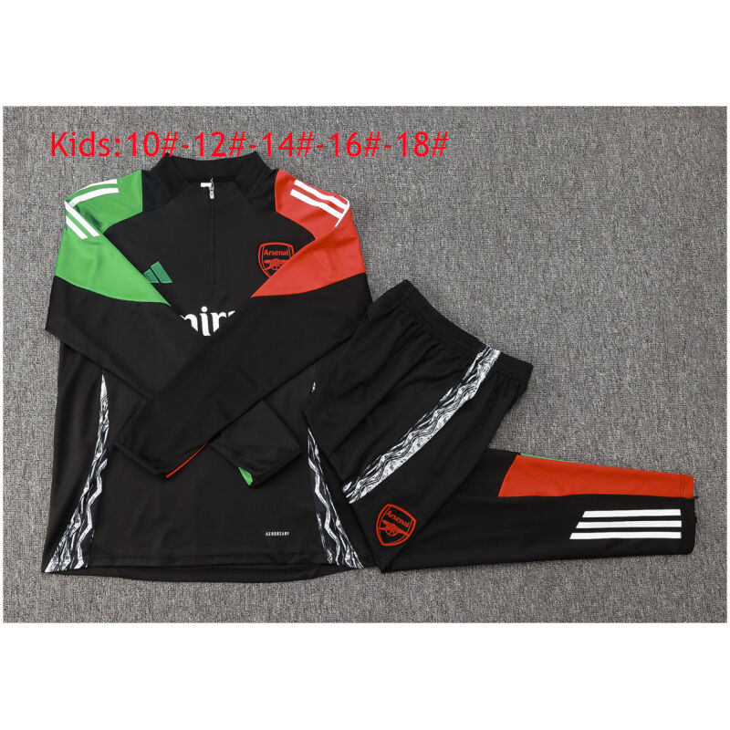 Kids Arsenal Training Suit Black 2024/25