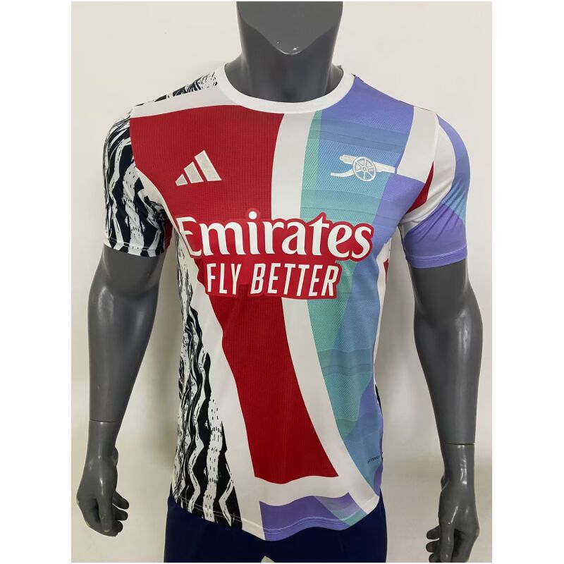 Mens Arsenal Tri-Color Pre-Match Jersey 2024/25