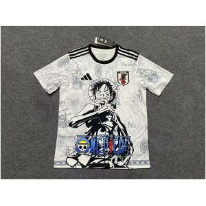 Mens Japan King of Pirates Luffy White Jersey 2025