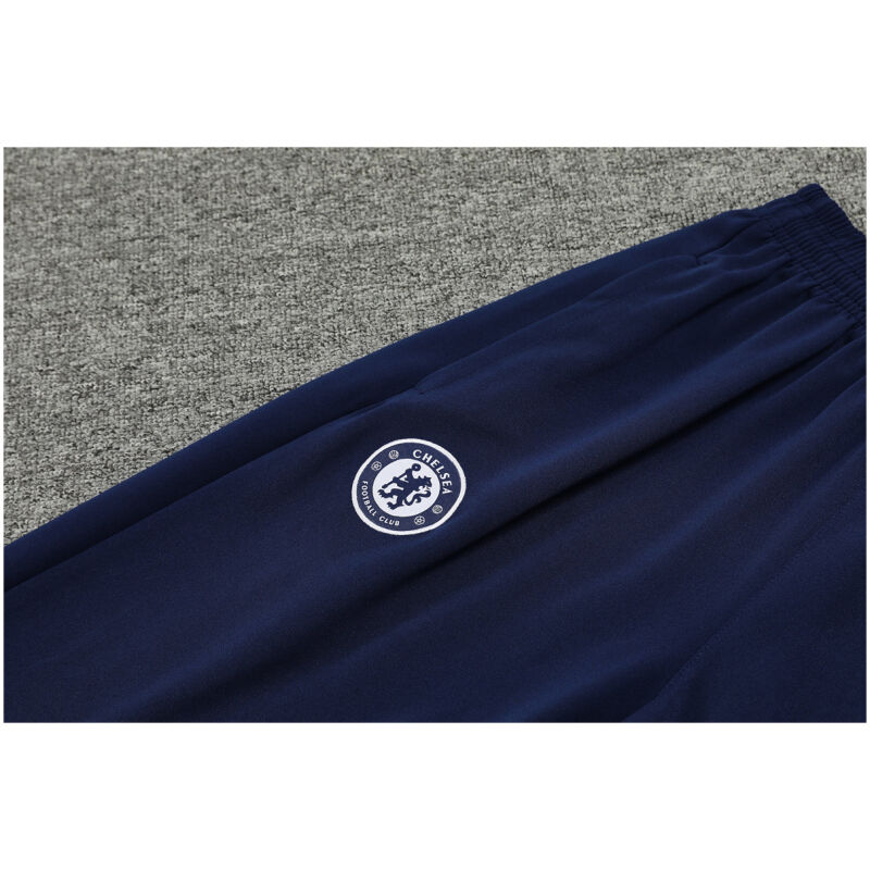 Mens Chelsea Hoodie Sweatshirt + Pants Training Suit Blue Patterns 2024/25