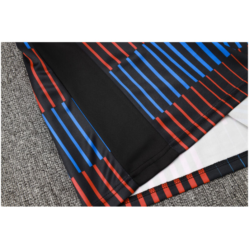 Mens Barcelona Training Suit Black Vertical Stripes 2024/25