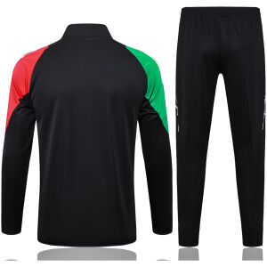 Mens Arsenal Jacket + Pants Training Suit Black 2024/25