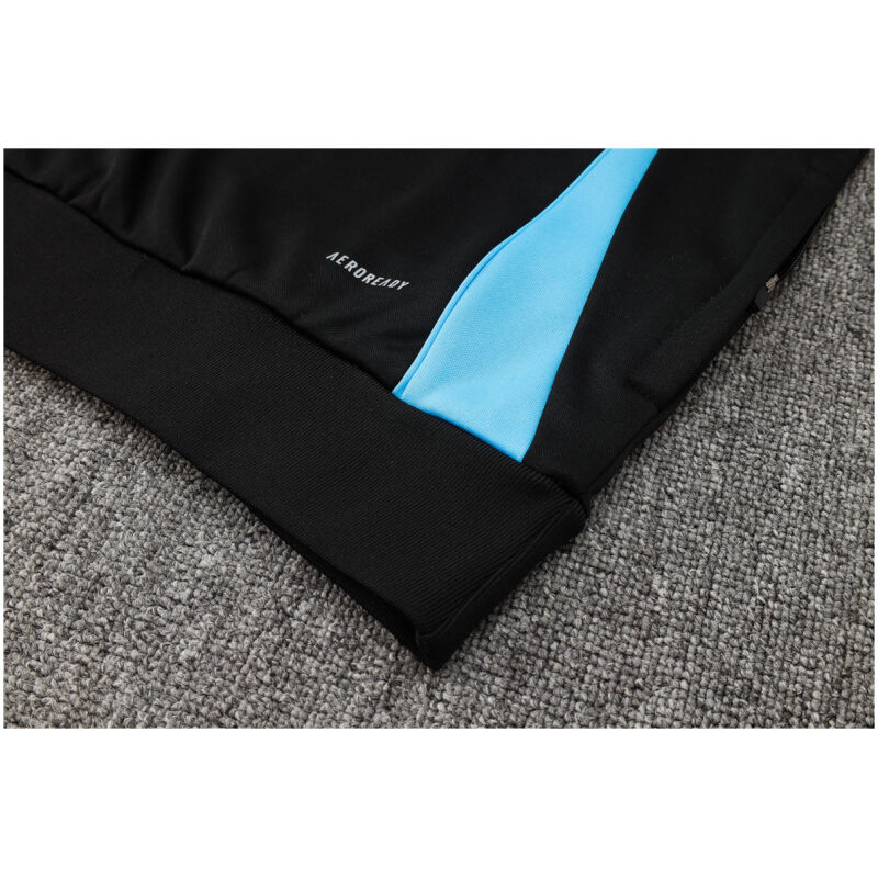 Mens Argentina Hoodie Sweatshirt + Pants Training Suit Black 2024