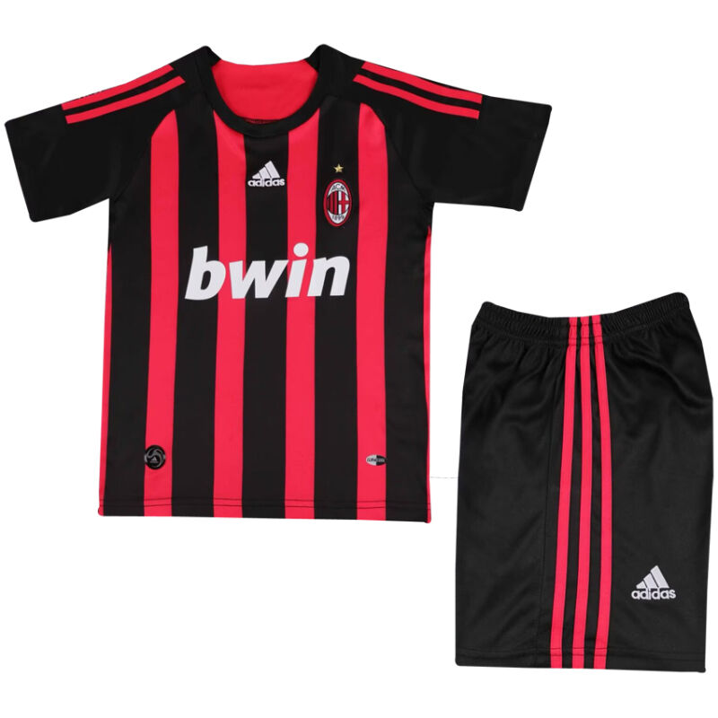Kids Retro AC Milan Home Jersey 2008/09