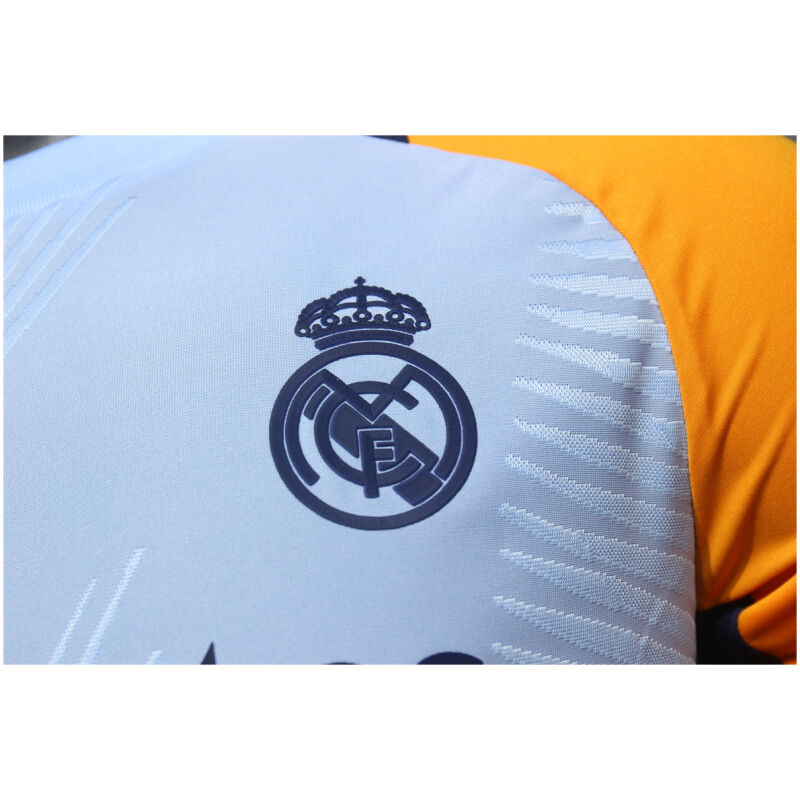 Mens Real Madrid Pre-Match Light Blue Authentic Jersey 2024/25 – Match