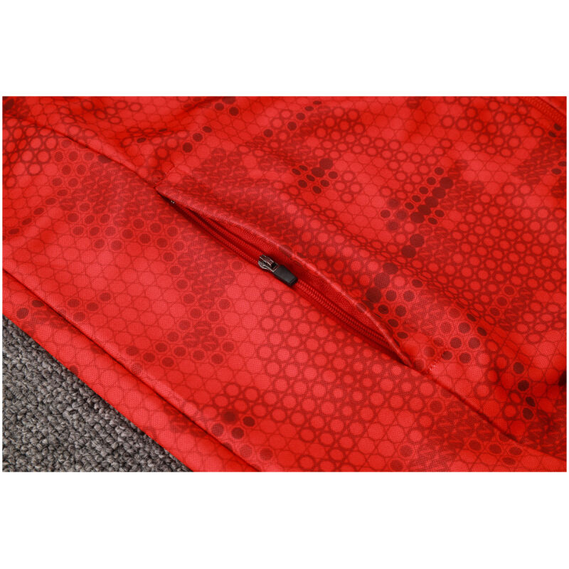 Mens Napoli Jacket + Pants Training Suit Red 2024/25
