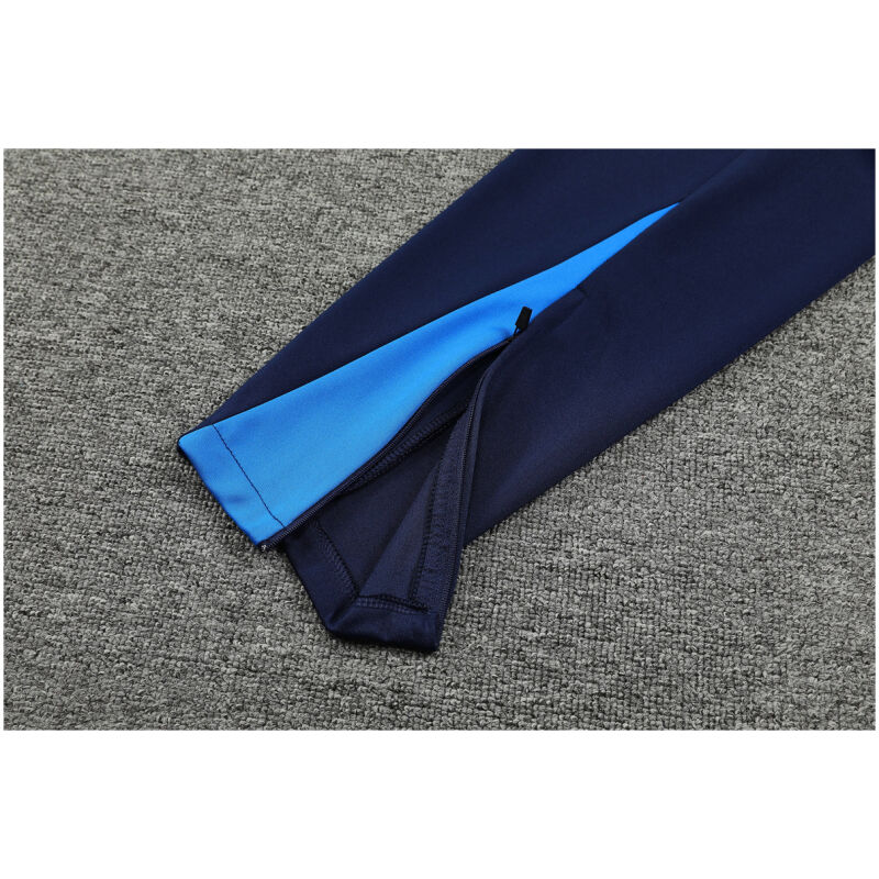 Mens Chelsea Hoodie Sweatshirt + Pants Training Suit Blue 2024/25