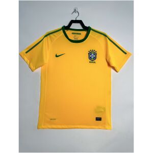 Mens Brazil Retro Home Jersey 2010