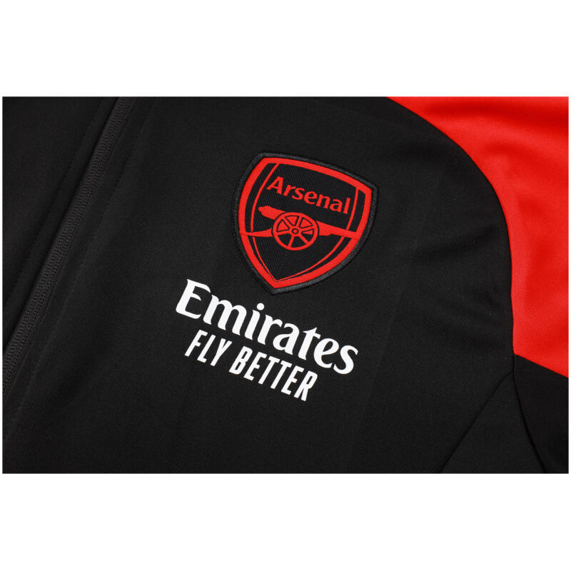 Mens Arsenal Jacket + Pants Training Suit Black 2024/25