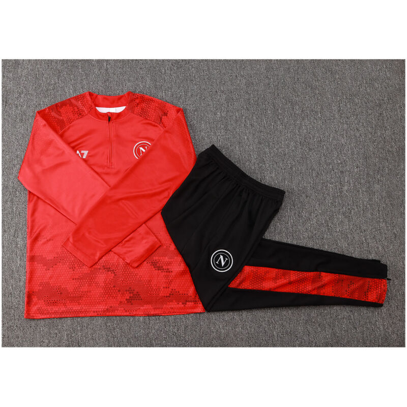 Kids Napoli Training Suit Red 2024/25