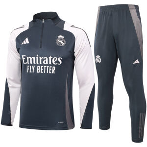 Herren Real Madrid Trainingsanzug Grau 2024/25