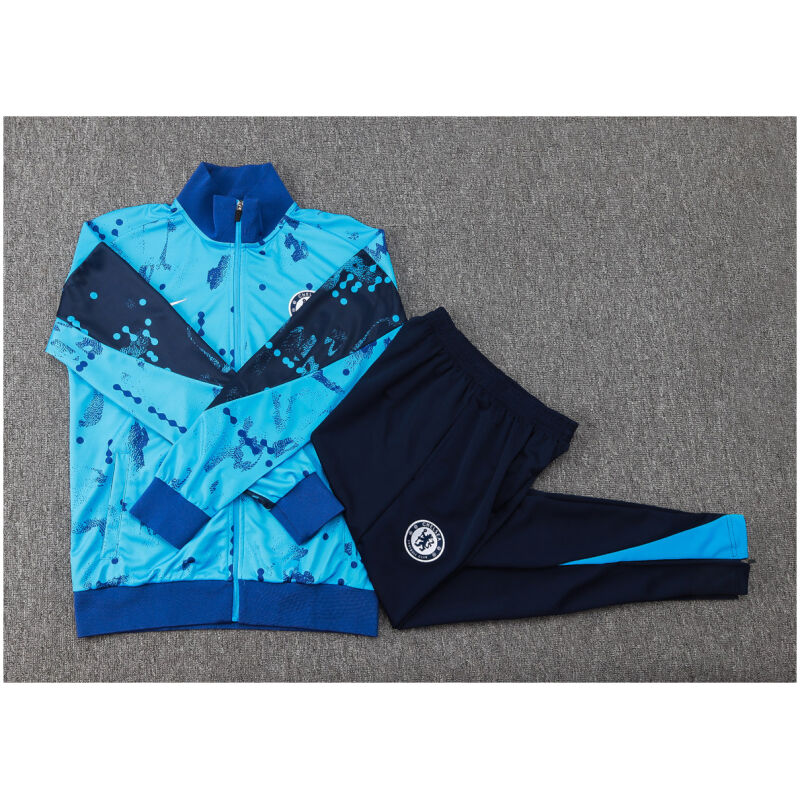 Kids Chelsea Jacket + Pants Training Suit Blue 2024/25