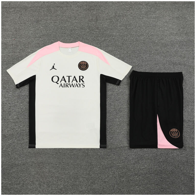 Mens PSG x Jordan Short Training Suit White 2024/25