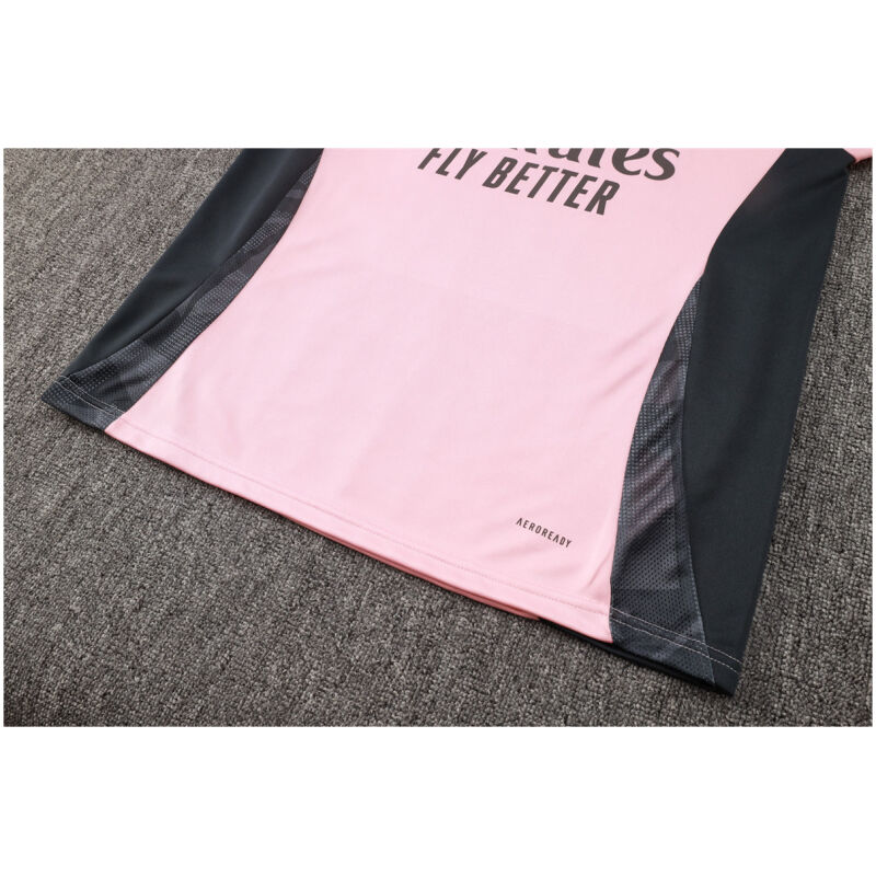 Mens Real Madrid Training Suit Pink 2024/25