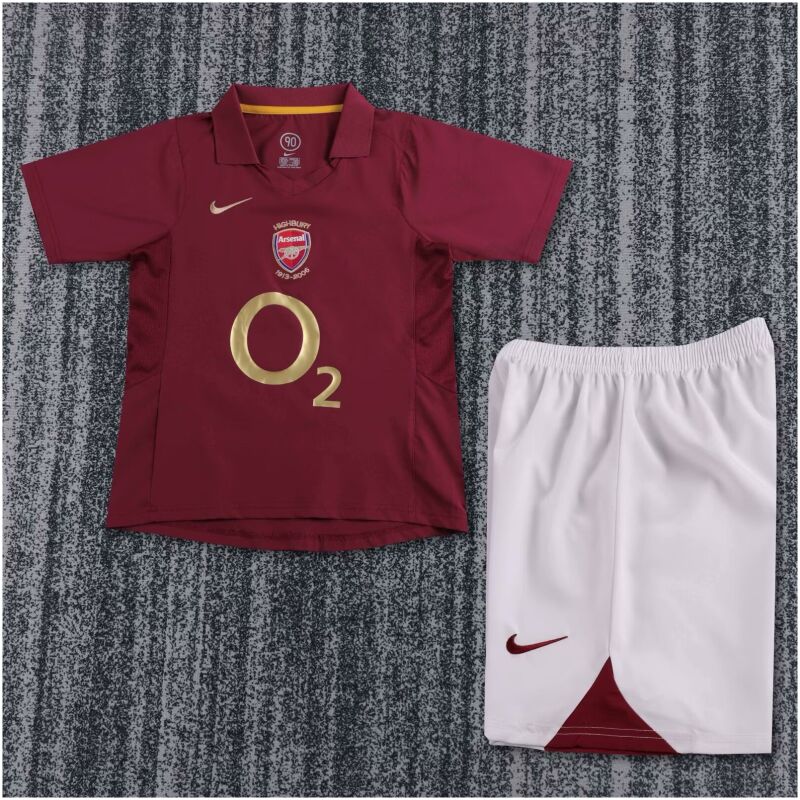 Kids Retro Arsenal Home Jersey 2005/06