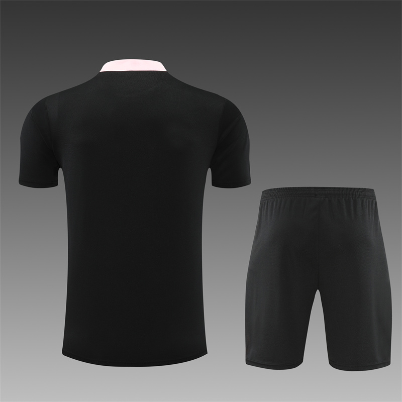 Kids PSG x Jordan Short Training Suit Black 2024/25
