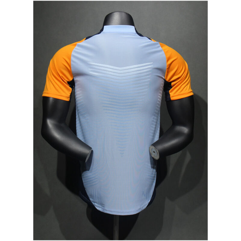 Mens Real Madrid Pre-Match Light Blue Authentic Jersey 2024/25 – Match