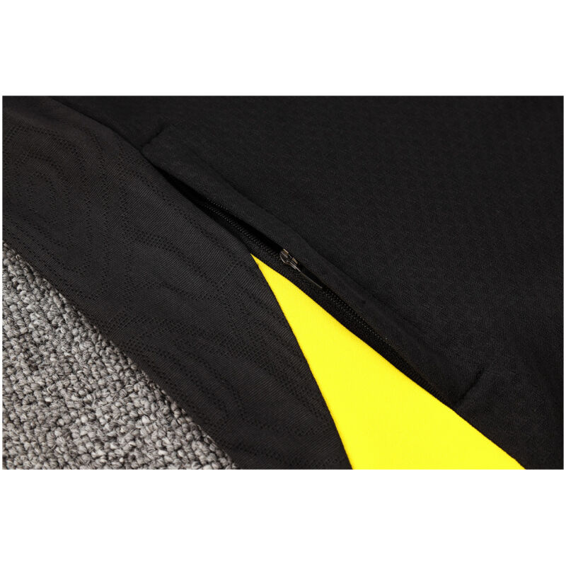 Mens Borussia Dortmund Jacket + Pants Training Suit Black 2024/25