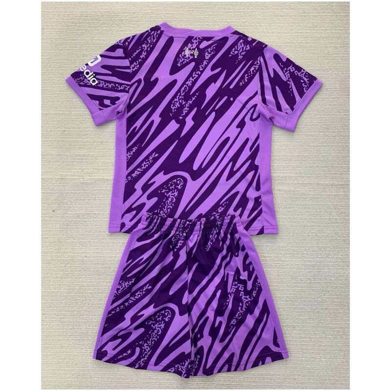 Kids Liverpool Goalkeeper Purple Jersey 2024/25