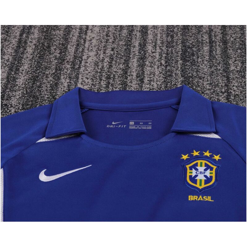 Kids Retro Brazil Away Jersey 2002