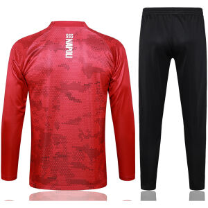 Mens Napoli Training Suit Red 2024/25