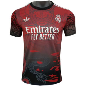 Herren Real Madrid Sonderausgabe Rote Drachen Trikot 2024/25