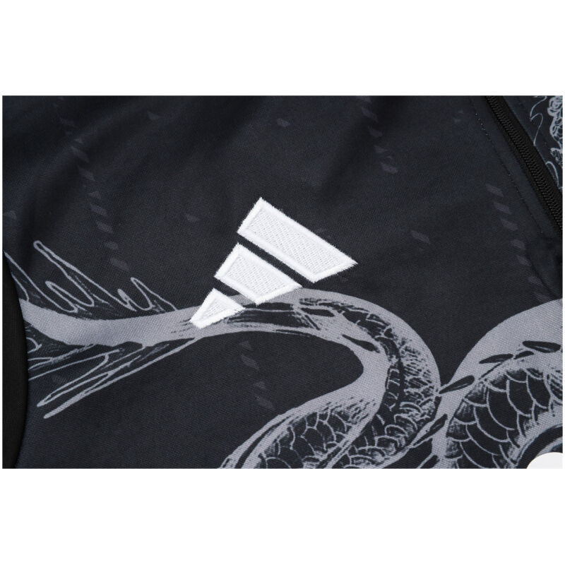 Mens Real Madrid Training Suit Black Dragon 2024/25