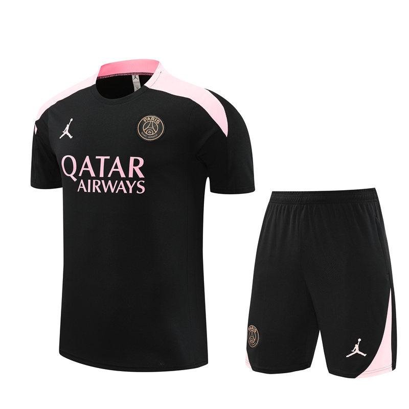 Mens PSG x Jordan Short Training Suit Black 2024/25
