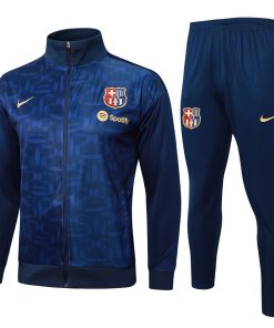 Mens Barcelona Jacket + Pants Training Suit Royal 2024/25