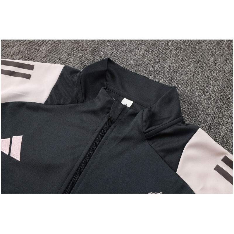 Mens Real Madrid Jacket + Pants Training Suit Grey 2024/25