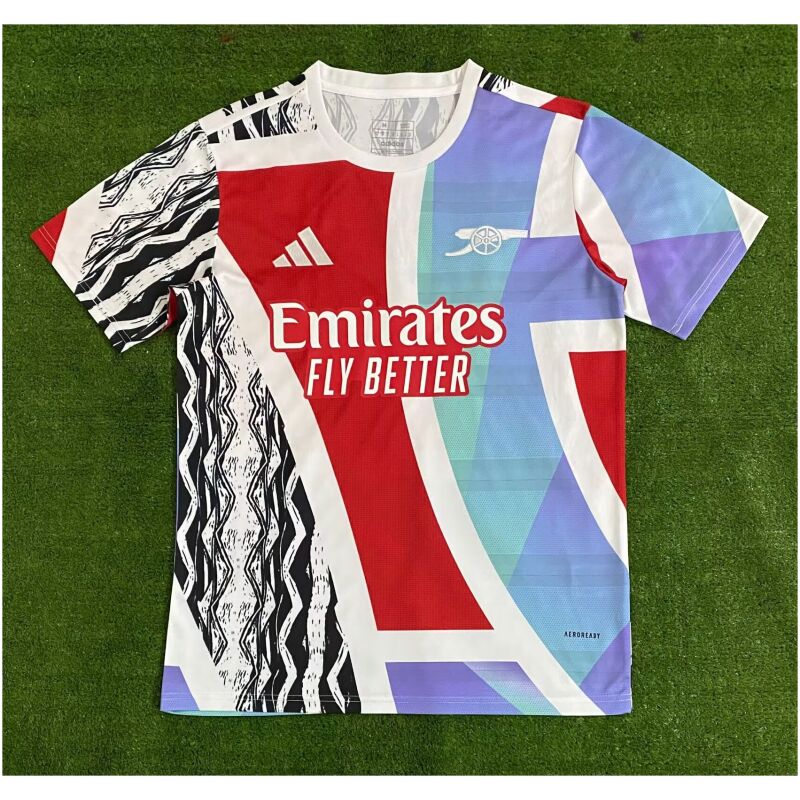 Mens Arsenal Tri-Color Pre-Match Jersey 2024/25