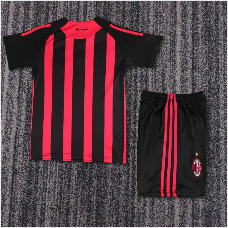 Kids Retro AC Milan Home Jersey 2008/09