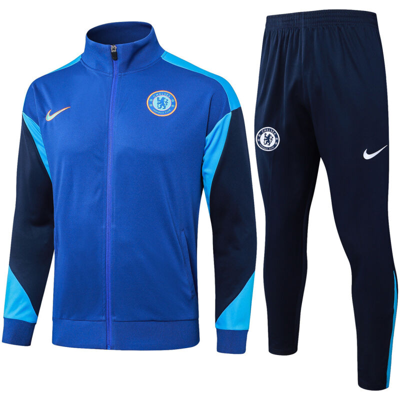 Mens Chelsea Jacket + Pants Training Suit Blue 2024/25
