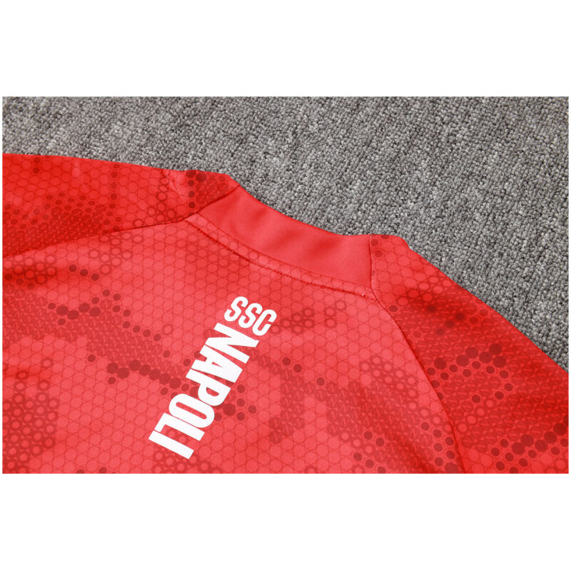 Mens Napoli Training Suit Red 2024/25