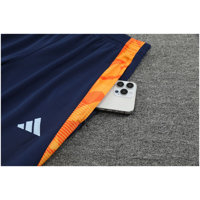 Mens Real Madrid Hoodie Sweatshirt + Pants Training Suit Light Blue 2024/25